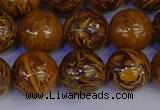 CRO885 15.5 inches 14mm round elephant blood stone beads