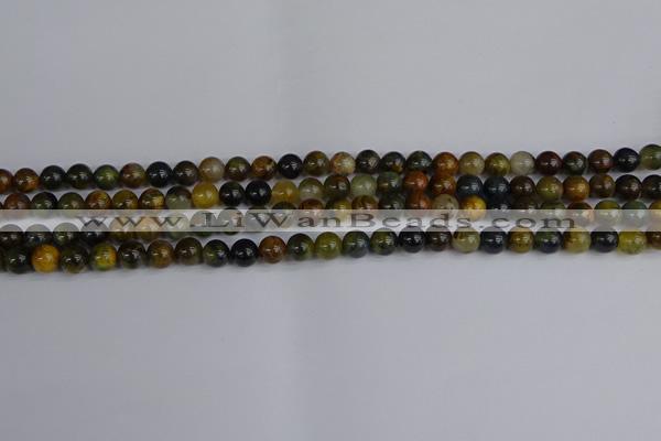 CRO900 15.5 inches 4mm round golden pietersite beads wholesale