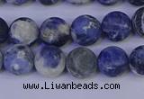 CRO952 15.5 inches 8mm round matte sodalite beads wholesale