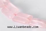 CRQ08 13*18mm rectangle A grade natural rose quartz beads