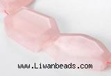 CRQ11 Freeform A grade natural rose quartz beads Wholesale