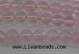 CRQ121 15.5 inches 6mm round natural rose quartz beads wholesale