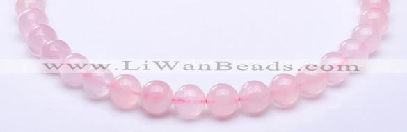 CRQ16 15.5 inches 10mm round natural rose quartz beads Wholesale