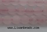 CRQ181 15.5 inches 6mm round matte rose quartz beads wholesale