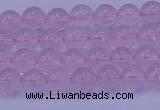 CRQ200 15.5 inches 4mm round Mozambique rose quartz beads