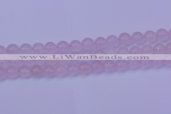 CRQ204 15.5 inches 12mm round Mozambique rose quartz beads