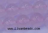 CRQ205 15.5 inches 14mm round Mozambique rose quartz beads