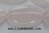 CRQ237 15.5 inches 22*30mm oval rose quartz beads wholesale