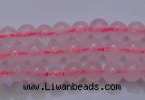 CRQ250 15.5 inches 4mm round rose quartz beads Wholesale