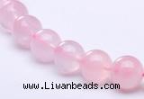 CRQ27 15.5 inches 8mm round natural rose quartz beads Wholesale