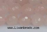 CRQ292 15.5 inches 12mm faceted round rose quartz gemstone beads