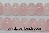 CRQ55 15.5 inches 10*16mm rondelle natural rose quartz beads