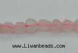 CRQ630 15.5 inches 8*8mm heart rose quartz beads wholesale