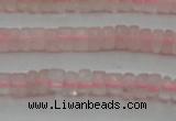 CRQ678 15.5 inches 2*4mm tyre rose quartz beads wholesale