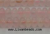 CRQ682 15.5 inches 5*8mm rondelle rose quartz beads wholesale