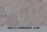 CRQ704 15.5 inches 13*18mm - 15*20mm faceted nuggets rose quartz beads