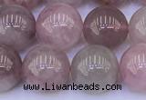 CRQ782 15.5 inches 10mm round Madagascar rose quartz beads