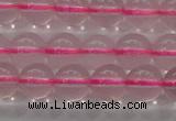 CRQ855 15.5 inches 6mm round natural rose quartz gemstone beads