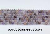 CRU1011 15.5 inches 5mm round mixed rutilated quartz beads