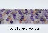 CRU1012 15.5 inches 6mm round mixed rutilated quartz beads