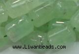 CRU134 15.5 inches 12*17mm column green rutilated quartz beads