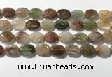 CRU923 15.5 inches 13*18mm oval mixed rutilated quartz beads wholesale