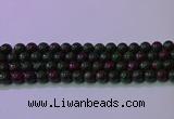 CRZ1110 15.5 inches 4mm round imitation ruby zoisite beads wholesale