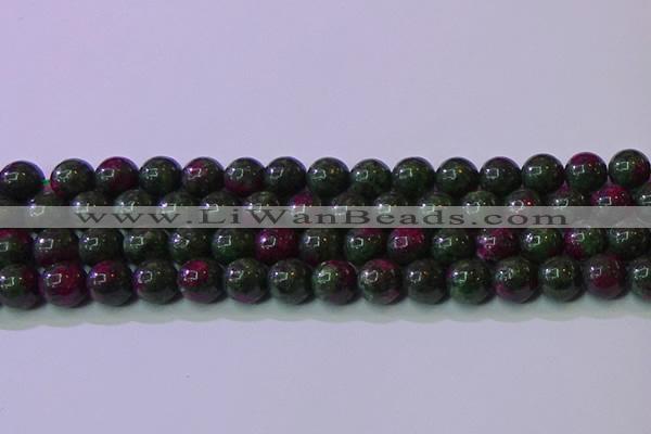 CRZ1112 15.5 inches 8mm round imitation ruby zoisite beads wholesale