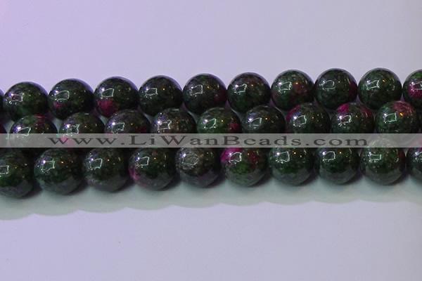 CRZ1114 15.5 inches 12mm round imitation ruby zoisite beads wholesale