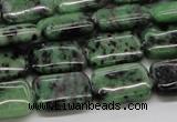 CRZ17 15.5 inches 13*18mm rectangle ruby zoisite gemstone beads