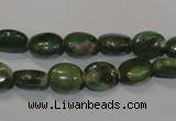 CRZ611 15.5 inches 8*10mm oval New ruby zoisite gemstone beads