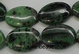 CRZ62 15.5 inches 18*25mm oval ruby zoisite gemstone beads