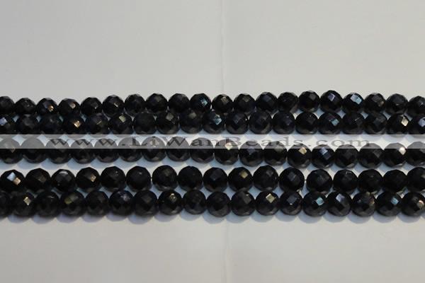 CRZ969 15.5 inches 6mm – 6.5mm faceted round AA grade sapphire beads