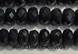 CRZ977 15.5 inches 5*7mm faceted rondelle A grade sapphire beads