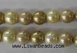 CSB1069 15.5 inches 10mm round mixed color shell pearl beads