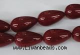 CSB107 15.5 inches 10*18mm teardrop shell pearl beads wholesale