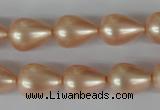 CSB110 15.5 inches 11*15mm teardrop shell pearl beads wholesale