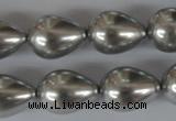 CSB115 15.5 inches 15*19mm teardrop shell pearl beads wholesale