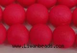 CSB1346 15.5 inches 6mm matte round shell pearl beads wholesale