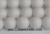 CSB1354 15.5 inches 12mm matte round shell pearl beads wholesale