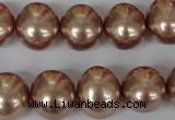 CSB141 15.5 inches 12*15mm – 13*16mm oval shell pearl beads