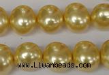 CSB143 15.5 inches 12*15mm – 13*16mm oval shell pearl beads