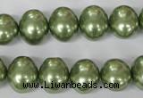 CSB145 15.5 inches 12*15mm – 13*16mm oval shell pearl beads