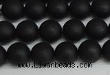 CSB1457 15.5 inches 8mm matte round shell pearl beads wholesale