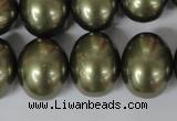 CSB167 15.5 inches 15*18mm – 16*19mm oval shell pearl beads