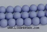 CSB1700 15.5 inches 4mm round matte shell pearl beads wholesale