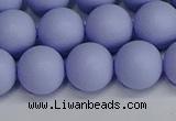 CSB1704 15.5 inches 12mm round matte shell pearl beads wholesale