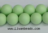 CSB1743 15.5 inches 10mm round matte shell pearl beads wholesale