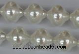 CSB175 15.5 inches 16*17mm lantern shape shell pearl beads