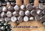 CSB2156 15.5 inches 14*14mm - 15*15mm baroque shell pearl beads